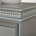 Maddie Bed White & Silver - Imperial Furniture (Las Vegas, NV) - Multi Location