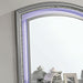 Maddie Bed White & Silver - Imperial Furniture (Las Vegas, NV) - Multi Location