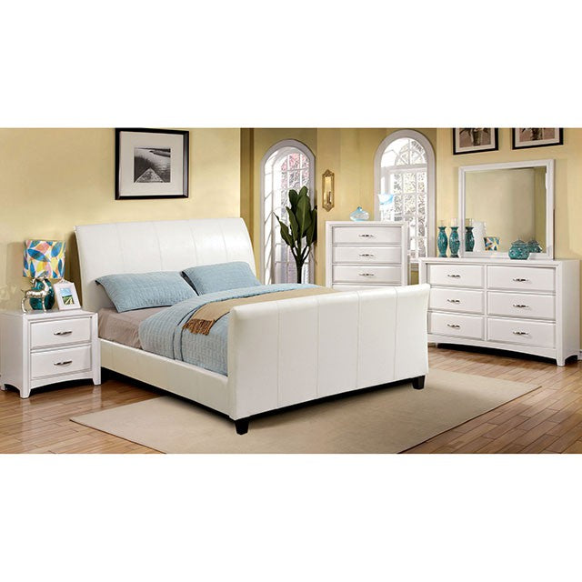 Maynard Bed White - Imperial Furniture (Las Vegas, NV) - Multi Location
