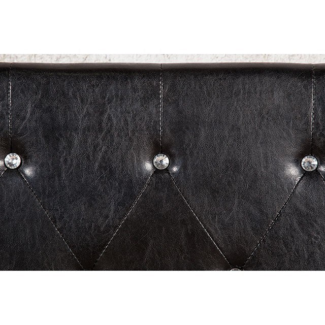 Velen Bed Black & White - Imperial Furniture (Las Vegas, NV) - Multi Location