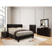 Velen Bed Black & White - Imperial Furniture (Las Vegas, NV) - Multi Location