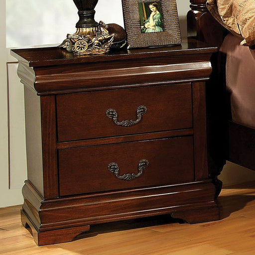 Velda Night Stand Chrome - Imperial Furniture (Las Vegas, NV) - Multi Location