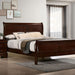 Louis Philippe Bed Black, White, & Cherry - Imperial Furniture (Las Vegas, NV) - Multi Location