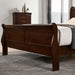 Louis Philippe Bed Black, White, & Cherry - Imperial Furniture (Las Vegas, NV) - Multi Location