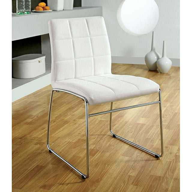 Kona I Chrome Round Dining Table - Imperial Furniture (Las Vegas, NV) - Multi Location