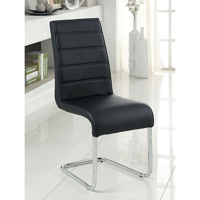 Mauna Black Round Dining Table - Imperial Furniture (Las Vegas, NV) - Multi Location
