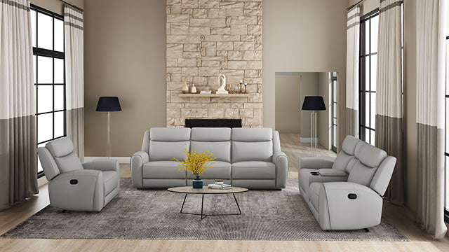 Jacobus Manual Recliner Loveseat w/ Console - Imperial Furniture (Las Vegas, NV) - Multi Location