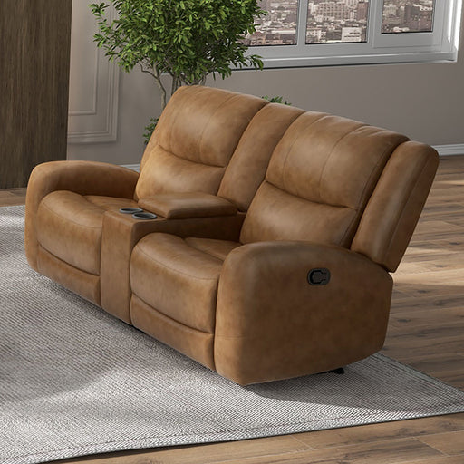 Leolinus Manual Recliner Loveseat w/ Console - Imperial Furniture (Las Vegas, NV) - Multi Location