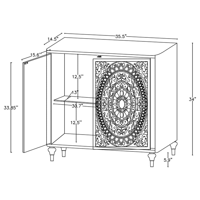 Cardella Accent Cabinet - Imperial Furniture (Las Vegas, NV) - Multi Location