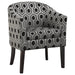 Jansen Hexagon Patterned Accent Chair Grey and Black - Imperial Furniture (Las Vegas, NV) - Multi Location