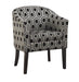 Jansen Hexagon Patterned Accent Chair Grey and Black - Imperial Furniture (Las Vegas, NV) - Multi Location