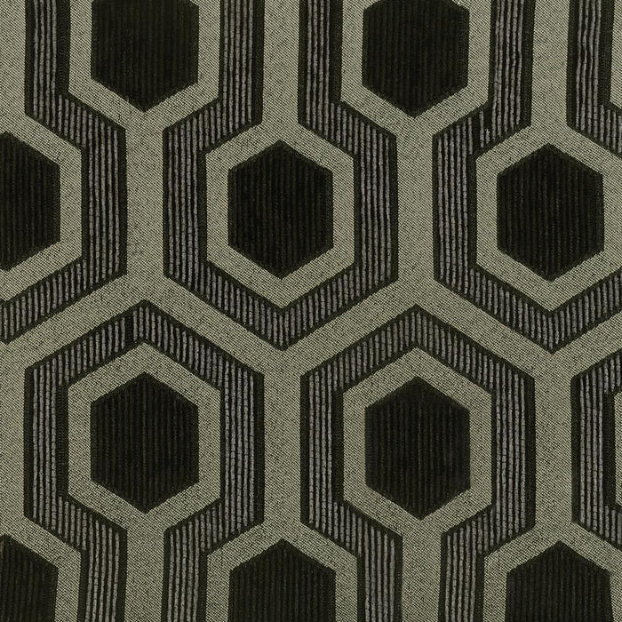 Jansen Hexagon Patterned Accent Chair Grey and Black - Imperial Furniture (Las Vegas, NV) - Multi Location