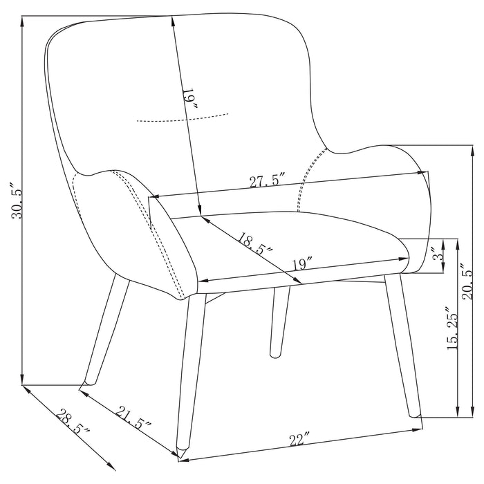 Calvin Accent Chair - Imperial Furniture (Las Vegas, NV) - Multi Location