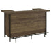 Bellemore Rectangular Storage Bar Unit Rustic Oak - Imperial Furniture (Las Vegas, NV) - Multi Location