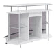 Gideon Crescent Shaped Glass Top Bar Unit with Drawer - Imperial Furniture (Las Vegas, NV) - Multi Location