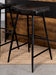 Bayu Leather Upholstered Saddle Seat Backless Bar Stool (Set of 2) - Imperial Furniture (Las Vegas, NV) - Multi Location
