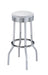 Theodore Upholstered Top Bar Stools White and Chrome (Set of 2) - Imperial Furniture (Las Vegas, NV) - Multi Location