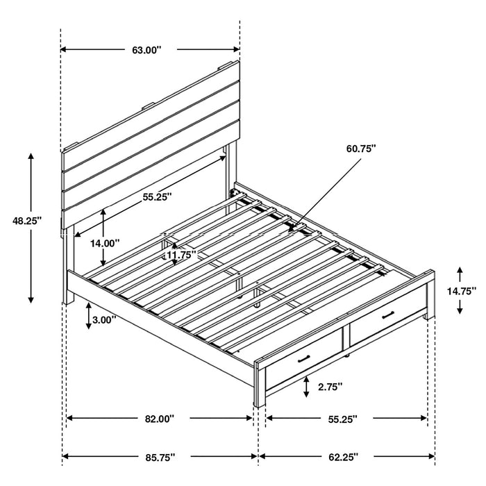 Brantford Queen Bed - Imperial Furniture (Las Vegas, NV) - Multi Location