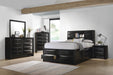 Briana Queen Platform Storage Bed Black - Imperial Furniture (Las Vegas, NV) - Multi Location