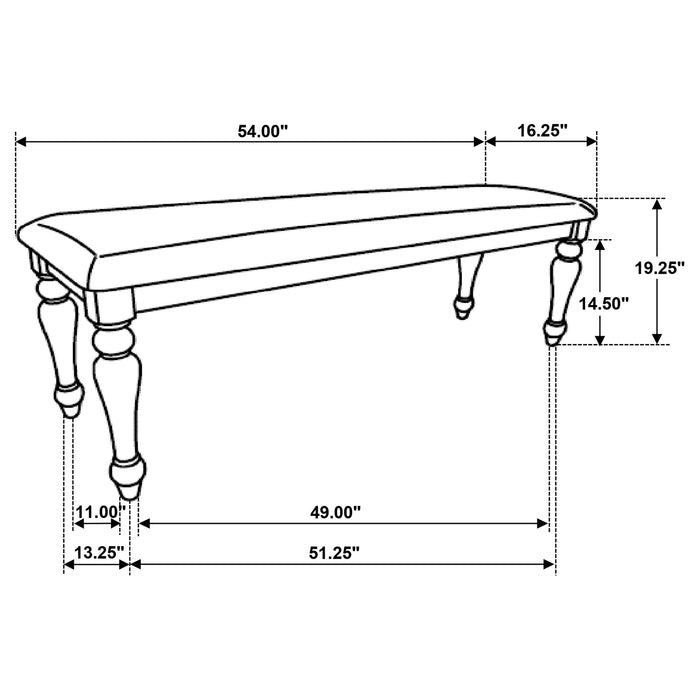 Bridget Bench - Imperial Furniture (Las Vegas, NV) - Multi Location