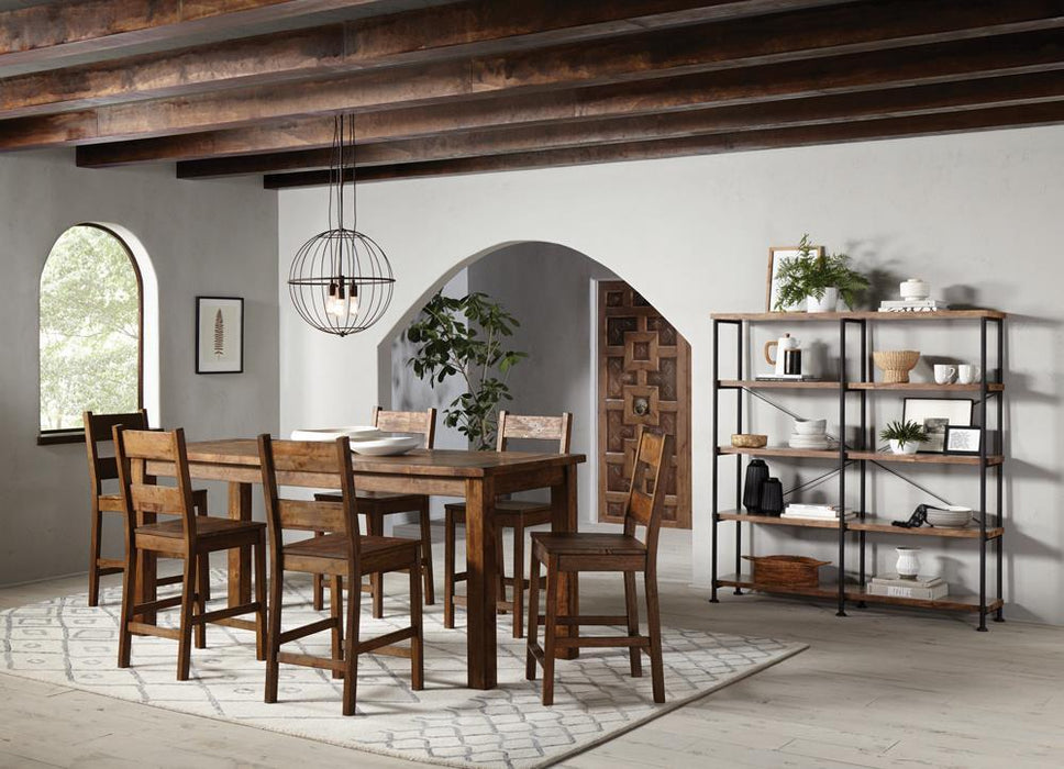 Analiese 4-shelf Open Bookcase Antique Nutmeg - Imperial Furniture (Las Vegas, NV) - Multi Location