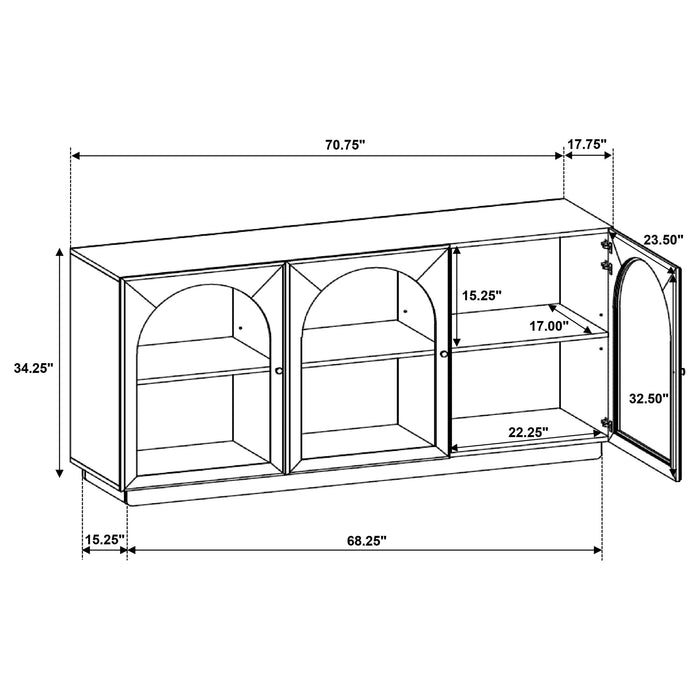 Castlewood Sideboard - Imperial Furniture (Las Vegas, NV) - Multi Location