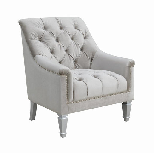 Avonlea Sloped Arm Tufted Chair Grey - Imperial Furniture (Las Vegas, NV) - Multi Location