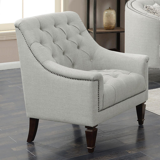 Avonlea Sloped Arm Upholstered Chair Grey - Imperial Furniture (Las Vegas, NV) - Multi Location