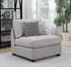 Cambria Upholstered Armless Chair Grey - Imperial Furniture (Las Vegas, NV) - Multi Location