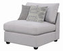 Cambria Upholstered Armless Chair Grey - Imperial Furniture (Las Vegas, NV) - Multi Location
