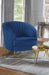 Sophia Upholstered Vertical Channel Tufted Chair Blue - Imperial Furniture (Las Vegas, NV) - Multi Location