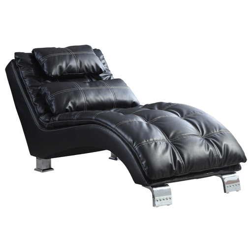 Dilleston Upholstered Chaise Black - Imperial Furniture (Las Vegas, NV) - Multi Location