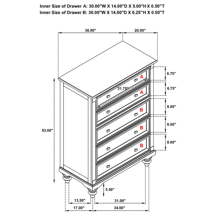 Andover Chest - Imperial Furniture (Las Vegas, NV) - Multi Location