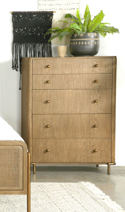 Arini 5-drawer Chest Sand Wash - Imperial Furniture (Las Vegas, NV) - Multi Location