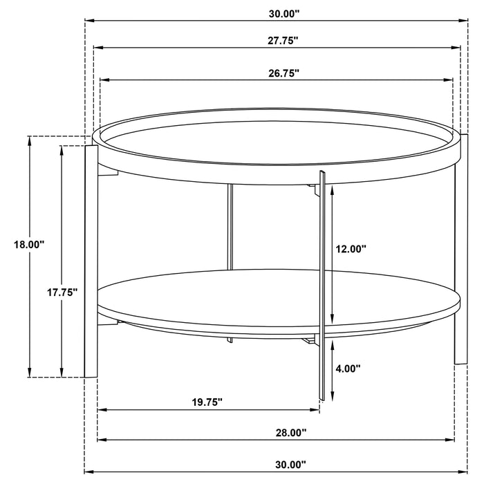 Adhvik Coffee Table - Imperial Furniture (Las Vegas, NV) - Multi Location