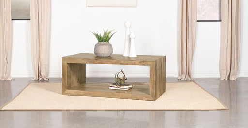 Benton Rectangular Solid Wood Coffee Table Natural - Imperial Furniture (Las Vegas, NV) - Multi Location