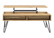 Fanning Lift Top Storage Coffee Table Golden Oak and Black - Imperial Furniture (Las Vegas, NV) - Multi Location