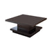 Reston Pedestal Square Coffee Table Cappuccino - Imperial Furniture (Las Vegas, NV) - Multi Location