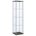 Bellatrix Rectangular 4-shelf Curio Cabinet Cappuccino and Clear - Imperial Furniture (Las Vegas, NV) - Multi Location