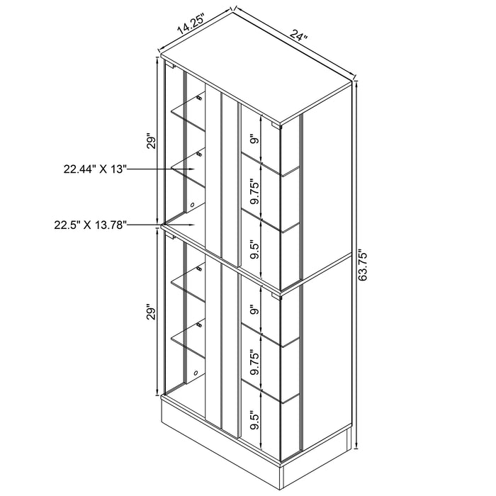 Cabra Curio Cabinet - Imperial Furniture (Las Vegas, NV) - Multi Location