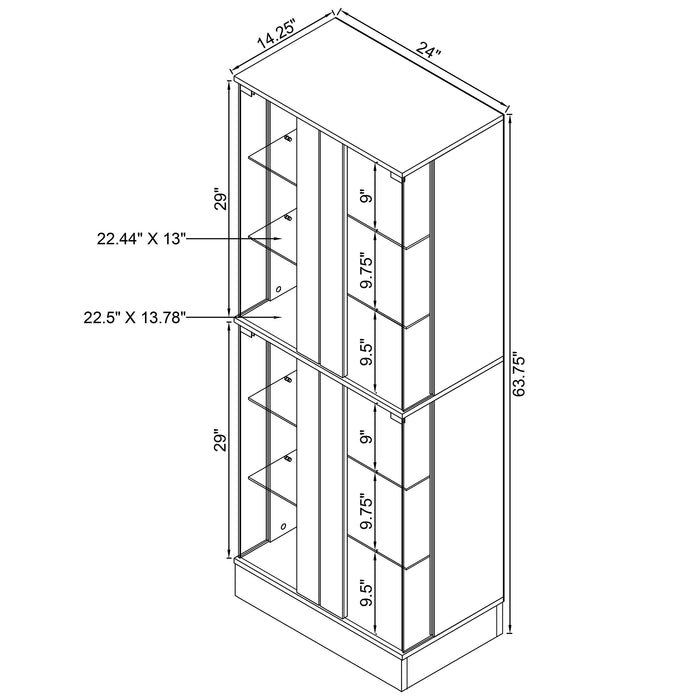 Cabra Curio Cabinet - Imperial Furniture (Las Vegas, NV) - Multi Location
