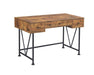 Analiese 3-drawer Writing Desk Antique Nutmeg and Black - Imperial Furniture (Las Vegas, NV) - Multi Location