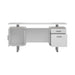 Lawtey Floating Top Office Desk White Gloss - Imperial Furniture (Las Vegas, NV) - Multi Location