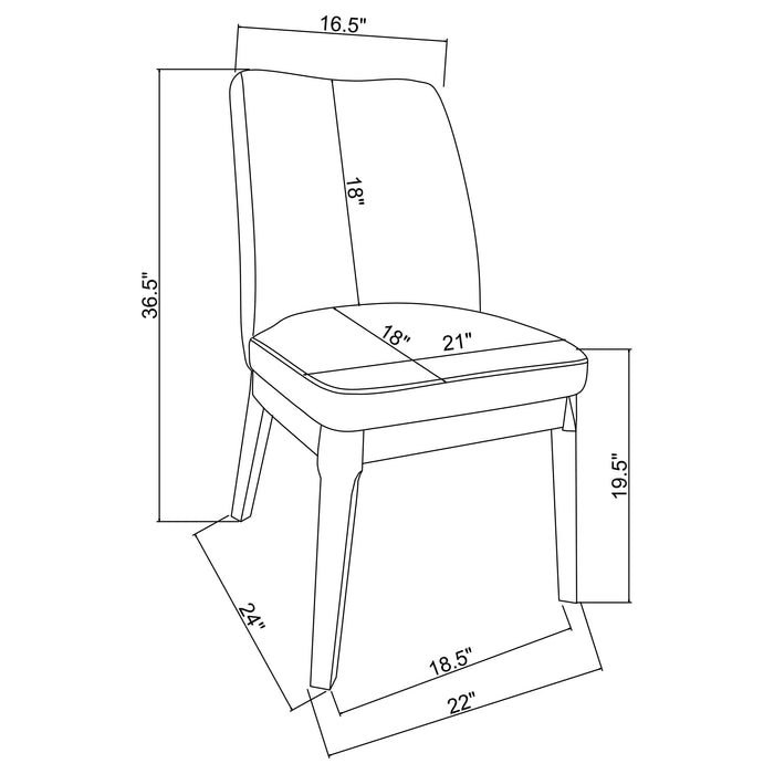 Carissa Side Chair - Imperial Furniture (Las Vegas, NV) - Multi Location