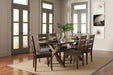 Alston Ladder Back Dining Side Chairs Knotty Nutmeg and Grey (Set of 2) - Imperial Furniture (Las Vegas, NV) - Multi Location