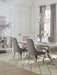 Antoine Upholstered Demi Arm Dining Side Chairs (Set of 2) - Imperial Furniture (Las Vegas, NV) - Multi Location