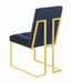 Cisco Tufted Back Side Chairs Ink Blue (Set of 2) - Imperial Furniture (Las Vegas, NV) - Multi Location