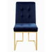 Cisco Tufted Back Side Chairs Ink Blue (Set of 2) - Imperial Furniture (Las Vegas, NV) - Multi Location