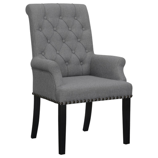 Alana Upholstered Tufted Arm Chair with Nailhead Trim - Imperial Furniture (Las Vegas, NV) - Multi Location