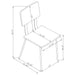Calla Side Chair - Imperial Furniture (Las Vegas, NV) - Multi Location
